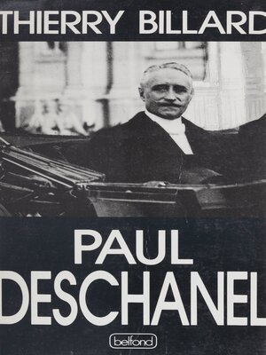 cover image of Paul Deschanel (1855-1922)